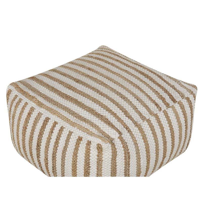 Charlcombe 60cm Wide Square Abstract Pouf Ottoman