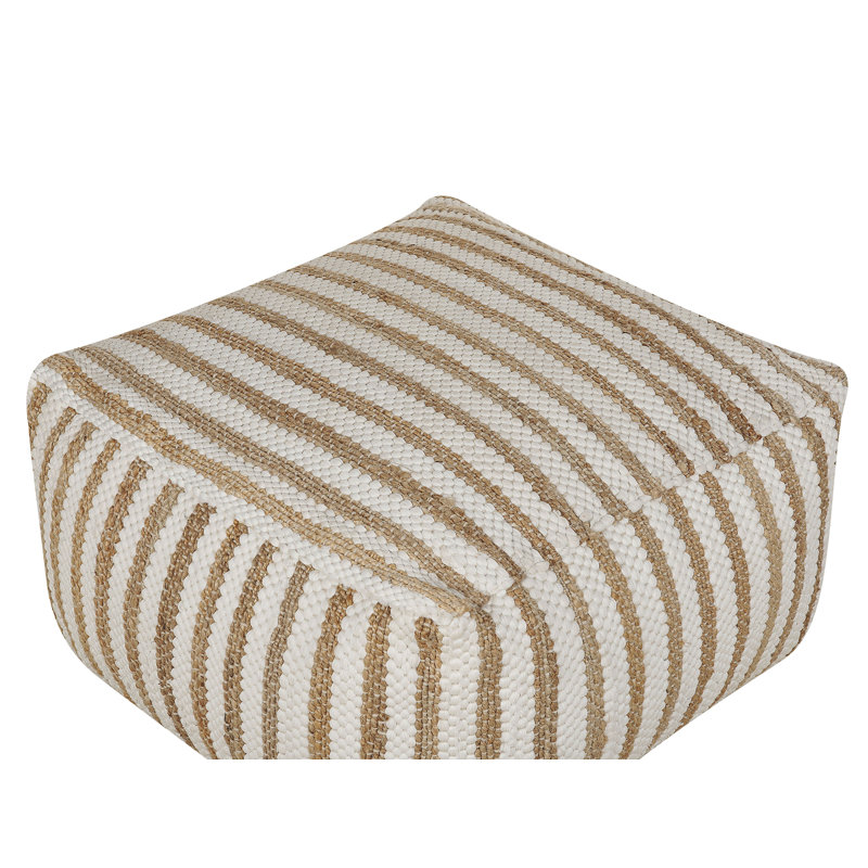 Charlcombe 60cm Wide Square Abstract Pouffe Ottoman