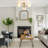 3 - Light Modern Sputnik Glass Globe Semi Flush Mount