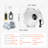 4" to 4.5" Radon Mitigation Fan System Kit Quiet 260 CFM Inline Duct Waterproof