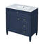 Meuble-lavabo moderne de 30 po Alder avec motif unique et matériaux durables-123512885