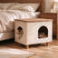 Orthopedic Nest / Cave Hooded Cat Mat Nest Bolster Pet Bed