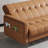 Brown Polyester Modular Sofa bed cushion couch With Storage