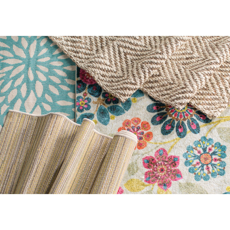 Jaunius Chevron Indoor Rug, Runner 2'6" x 12'