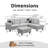 Quinnes Upholstered L-Shaped Sectional-1255101598-1255101599
