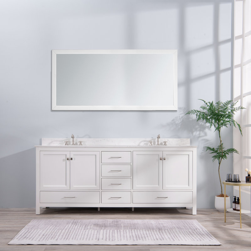 Fluted 600mm Wall Hung Single Vanity Unit with Worktop, Satin Anthracite
