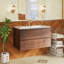 Meuble-lavabo mural simple 35,9 po avec comptoir en céramique-84909159