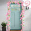 Simulation de fleurs printanières murales suspendues salon fausses fleurs décoratives d'intérieur suspendues vignes orchidées en rotin plantes vertes-553988606