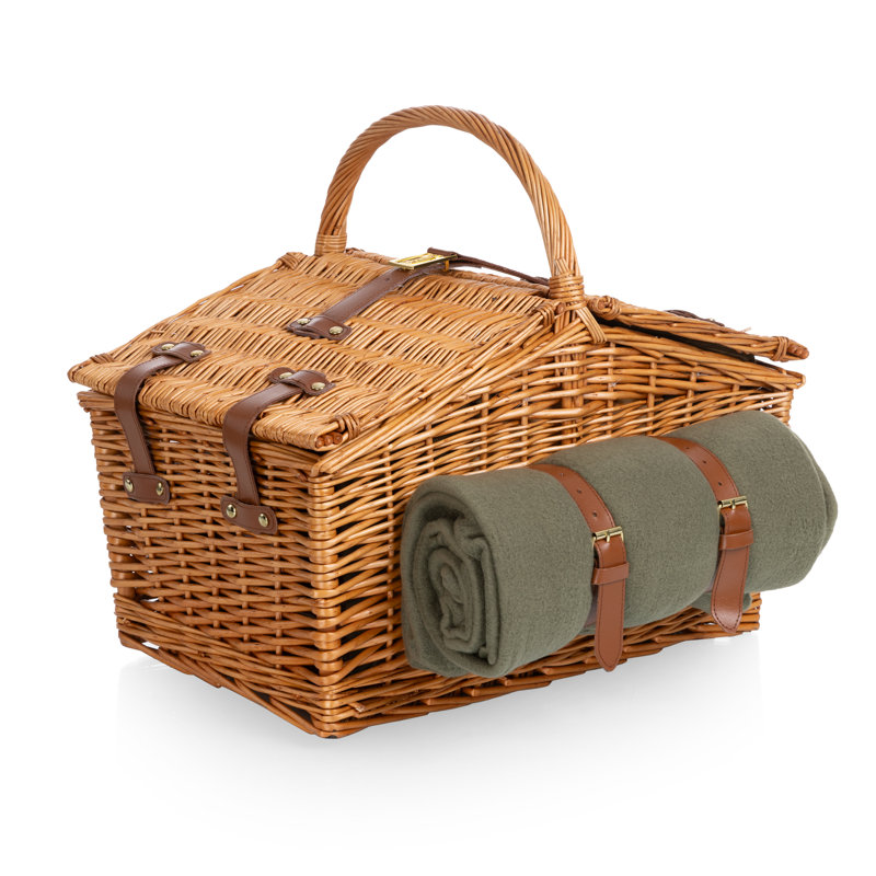Somerset Deluxe Picnic Basket, Brun pâle