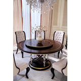 Monserrath Round Solid Wood Dining Table