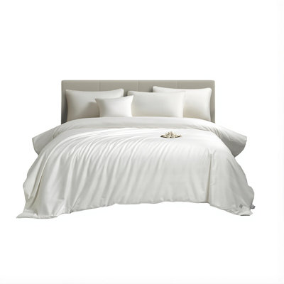 Courtepointe en soie de coton mûre pure gb, respirante et légère, rembourrage en soie double cocon, taille grand 200 x 150 cm, 400 g, blanc, confort toutes saisons