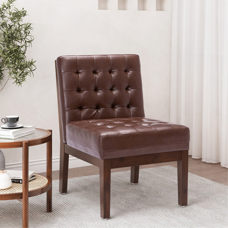 Chaise d'appoint, Marron foncé