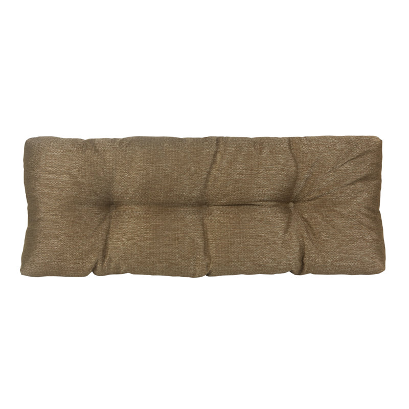 Coussin de banc antidérapant Omega, Doré, L 43 po x P 14 po