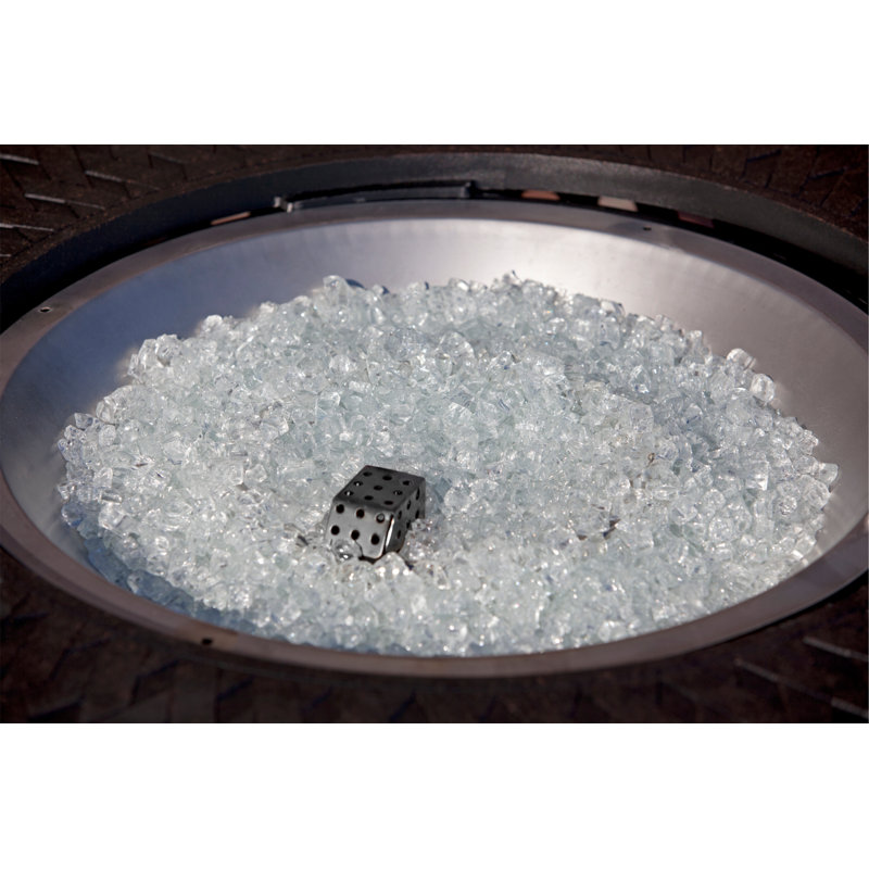 Crystal Clear Reflective Tempered Fire Glass for Fire Pits