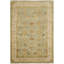 Oushak Oriental Hand-Knotted Wool Soft Green/Ivory Area Rug-1112074263