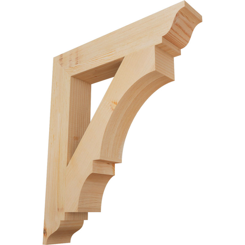 Support traditionnel Balboa, L 3 1/2 po x P 22 po x H 26 po, Cèdre rouge de l'Ouest lisse