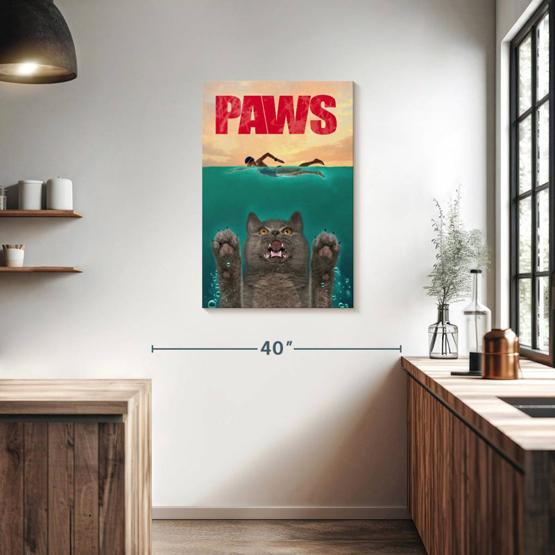 Ketti Paws I, 36" H x 24" W