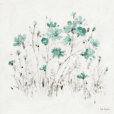 Fleurs sauvages II turquoise