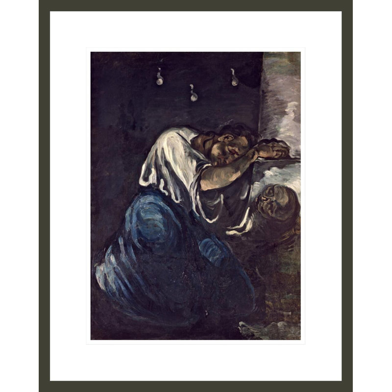 «La Madeleine or La Douleur» par Paul Cézanne, impression giclée encadrée, H 21,75 po x l 17,41 po