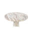 Giza 30" Round Dining Table In Brown Toronto Marble