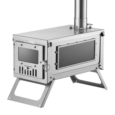 Natural Vent Freestanding Wood Burning Stove Free Standing Stove with Blower and with Adjustable Thermostat