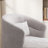 29" Wide Minimalist Super Soft Swivel Barrel Chair With Pillow-370864779