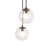 Bola 12 - Light Dimmable Tiered Chandelier