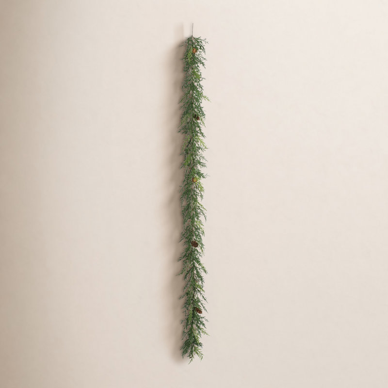 72" Faux Arborvitae Garland