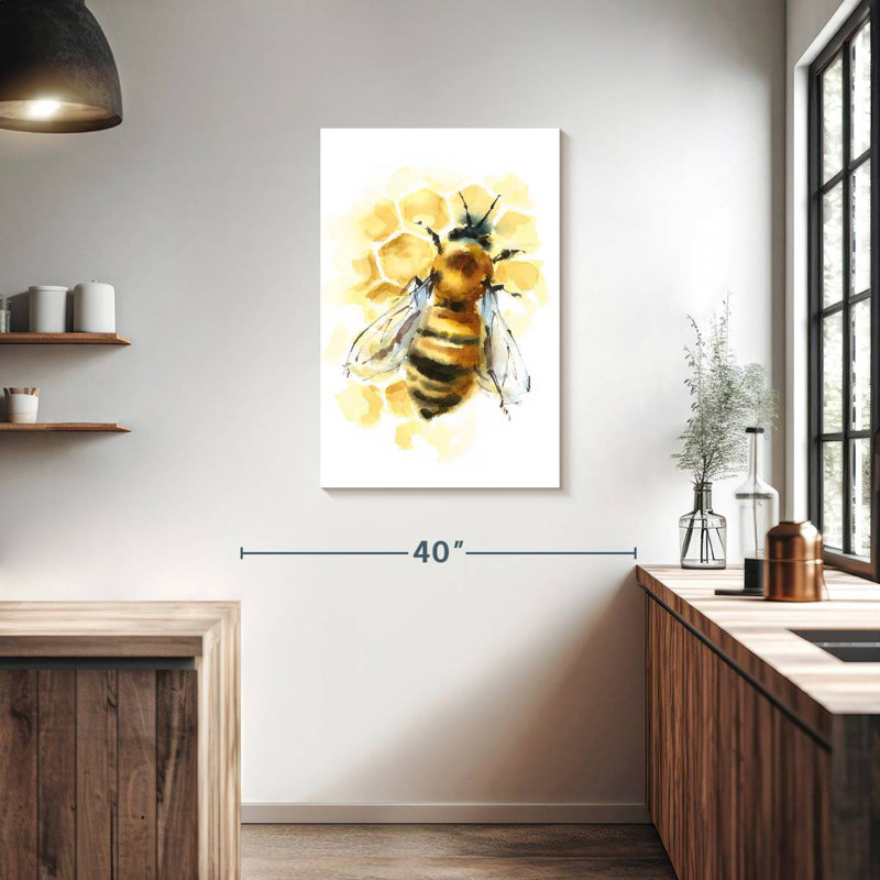 Abeille rayée, H 36 po x l 24 po