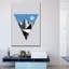 «Abstract Triangle Mountains» sur impression sur toile-1588404141