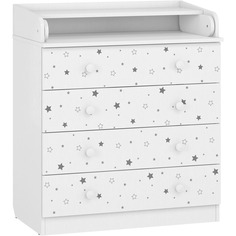 Changing dresser Model 800, white, Starlight