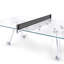 Verre trempé transparent haut de gamme pour tennis de table intérieur / extérieur