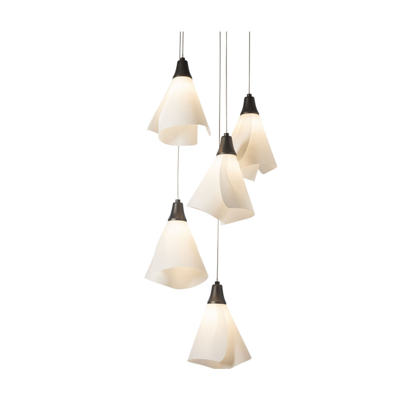 Mobius 5 - Light Cluster Pendant, 130", Oil Rubbed Bronze, 5