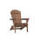 Solid Cedar Wood Adirondack Patio Chairs with Embossed Grain, Foldable and Durable for Outdoor Relaxation, Set of 2-1593406366