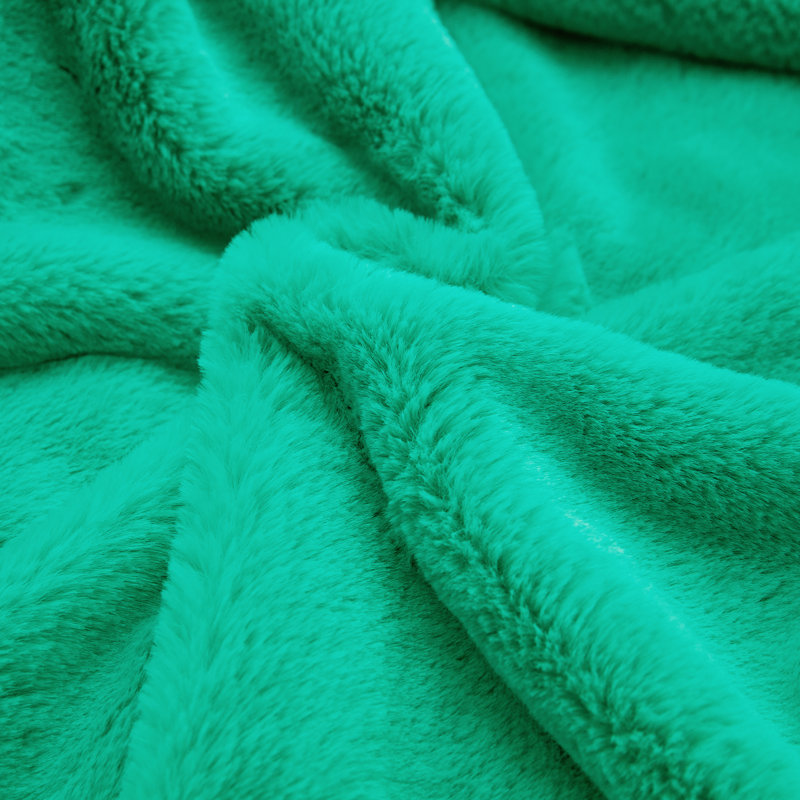Coussin de dossier uni en fausse fourrure, Arcadia