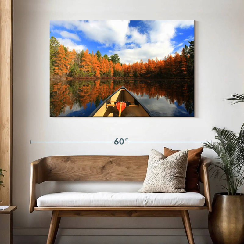 Senne Boating In Boulder Junction, 32" H x 48" W
