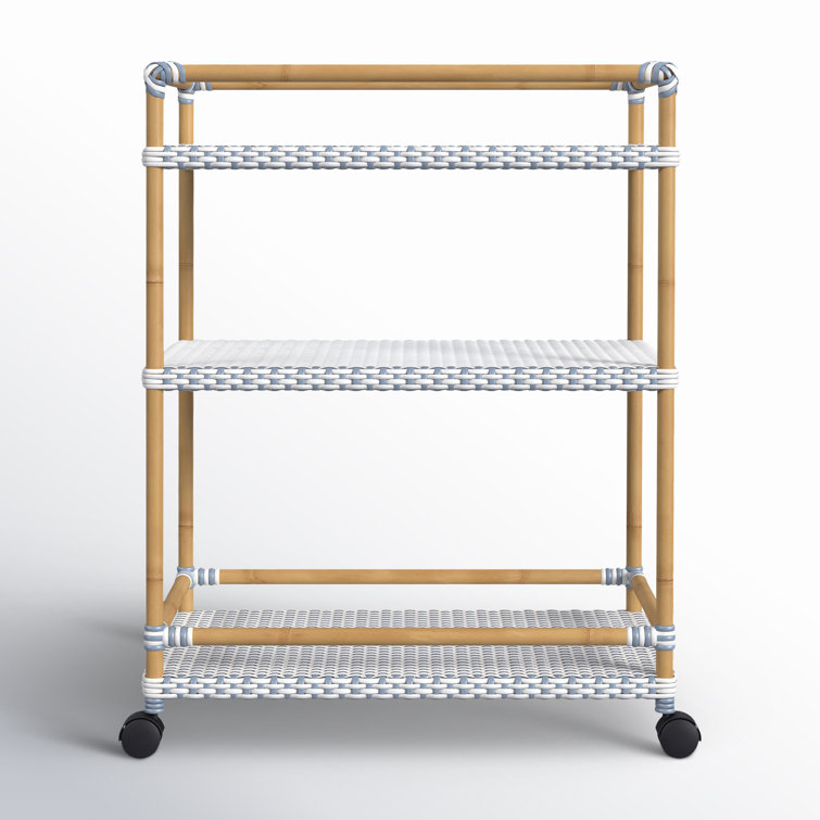 Ellie Bar Cart with Metal Outer Material