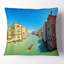 Grand canal vert de Venise - coussin à imprimé paysage-458942156-458942152
