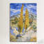 «The Poplars at Saint-Remy» par Vincent Van Gogh, reproduction d'art sur toile tendue-854082524-908255041-908255044