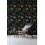 Papier peint floral foncé Moody Botanical-607416429