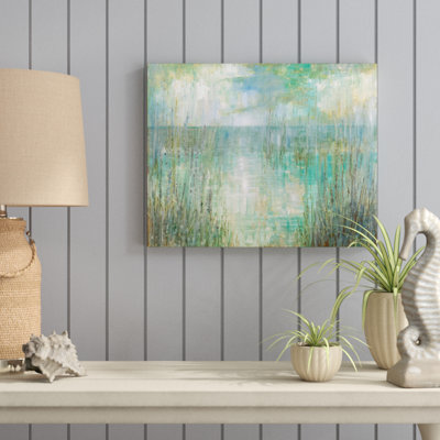 « matinée reflection », reproduction sur toile tendue