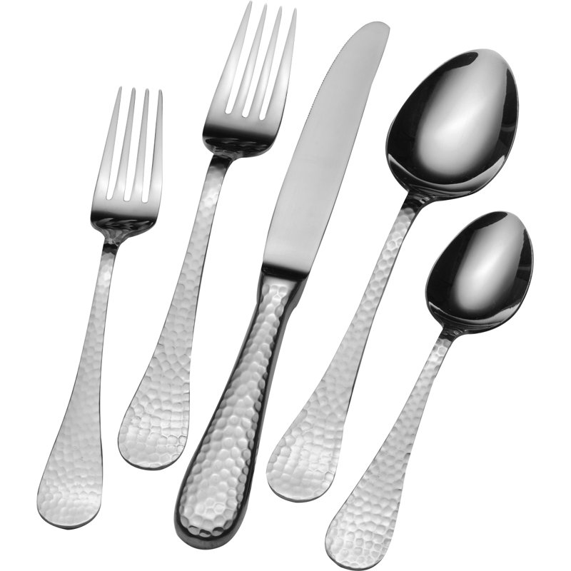 Wallace Brooklyn 20-Piece Stainless Steel Flatware Set, Service for 4