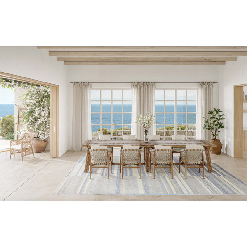 Eviana - Sky, Rectangle 9' x 12'