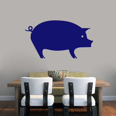 Décalcomanie murale porc