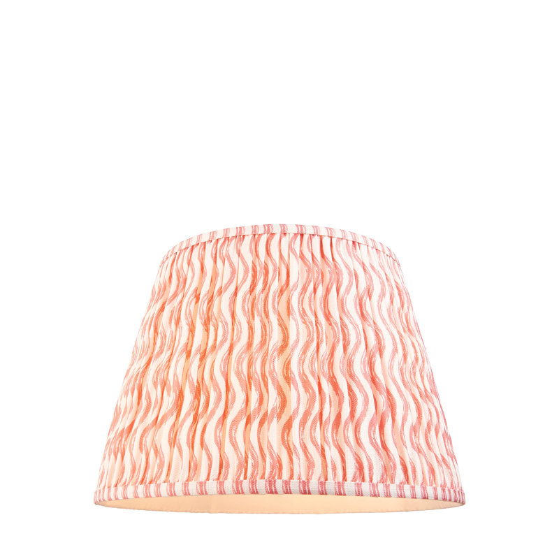 Ripple Lamp Shade, 27.5cm H x 28cm W x 40cm D, Pink