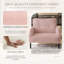 Chaise d'appoint rembourrée en velours côtelé Modern-1376002749