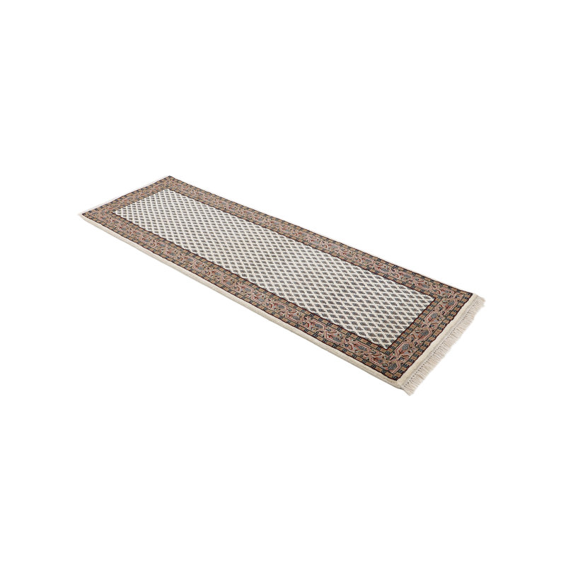 Oriental Wool Hand Knotted Area Rug, Runner 80 x 350cm
