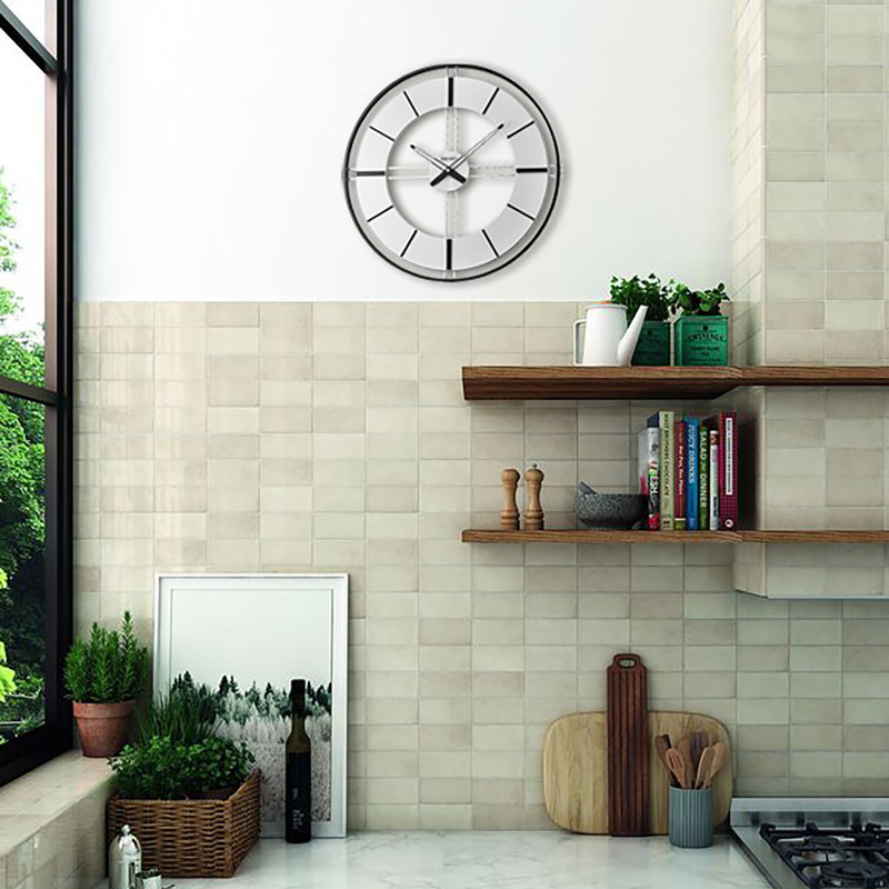 QXA820KLH Wall Clock, Black