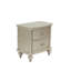 Table de chevet en champagne, 28 po x 17 po x H 28 po