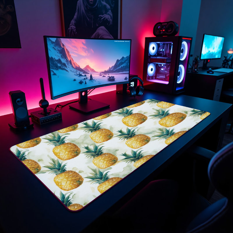 Polyester Desk Pad, 14.4x12.1